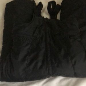 Girls Black Snowpants Size 5/6 M